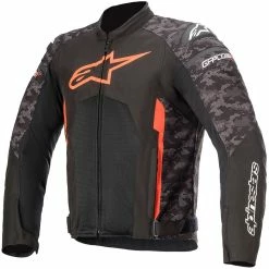 Alpinestars T-GP Plus R V3 Airflow Jacket Black/Camo/Fluorescent Red