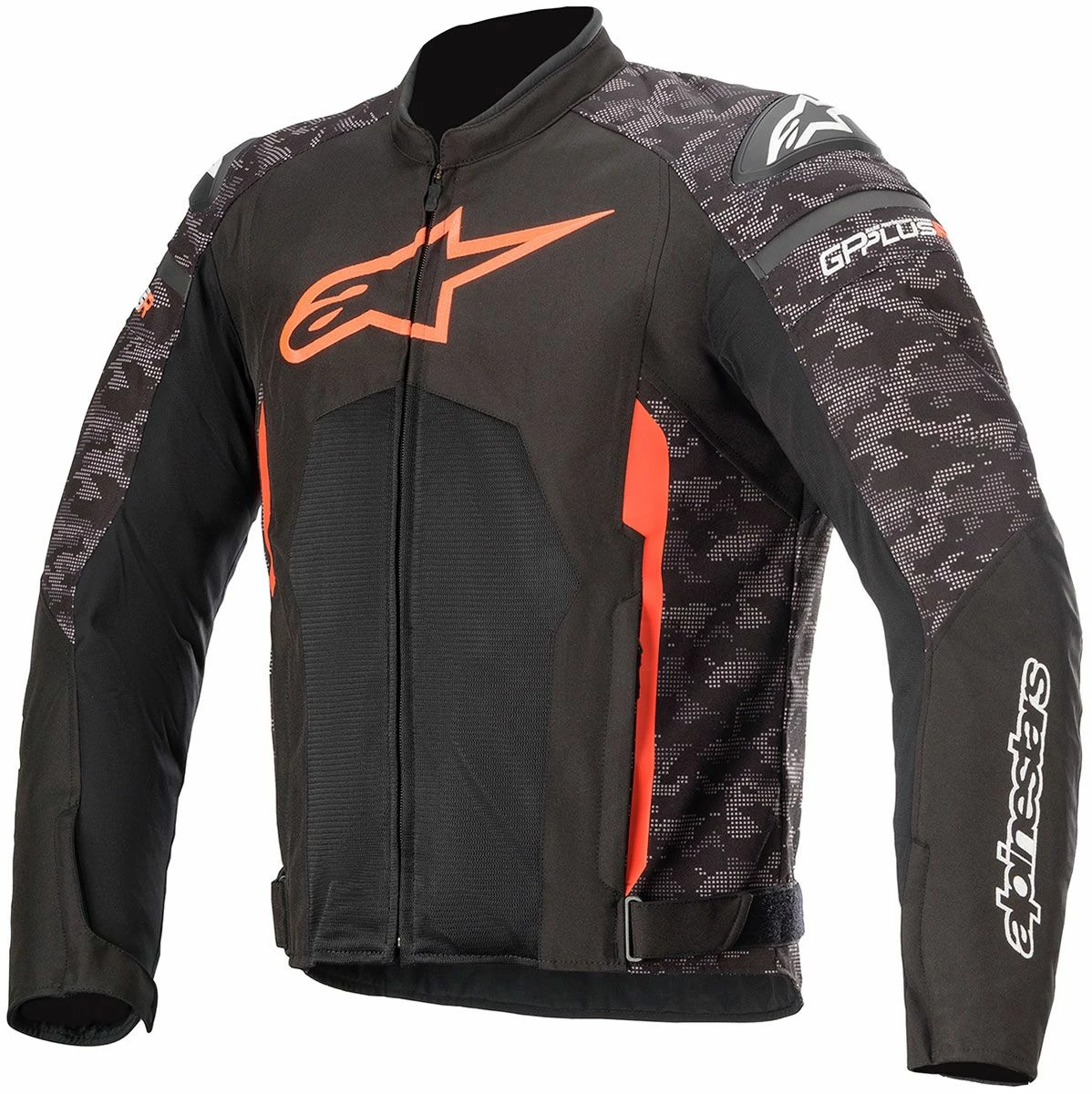 Alpinestars T-GP Plus R V3 Airflow Jacket Black/Camo/Fluorescent Red 1 Alpinestars T-GP Plus R V3 Airflow Jacket Black/Camo/Fluorescent Red