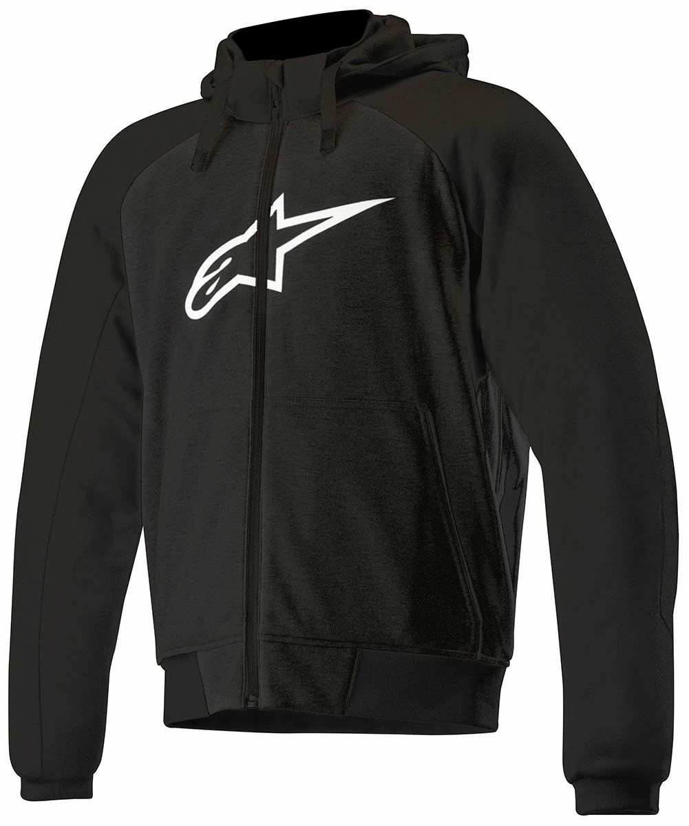 Alpinestars Chrome Sport Hoodie Jacket Black 1 Alpinestars Chrome Sport Hoodie Jacket Black