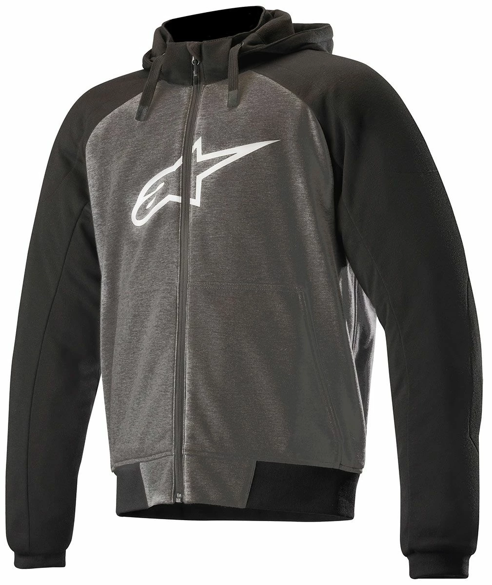 Alpinestars Chrome Sport Hoodie Jacket Anthracite/Black/White 1 Alpinestars Chrome Sport Hoodie Jacket Anthracite/Black/White