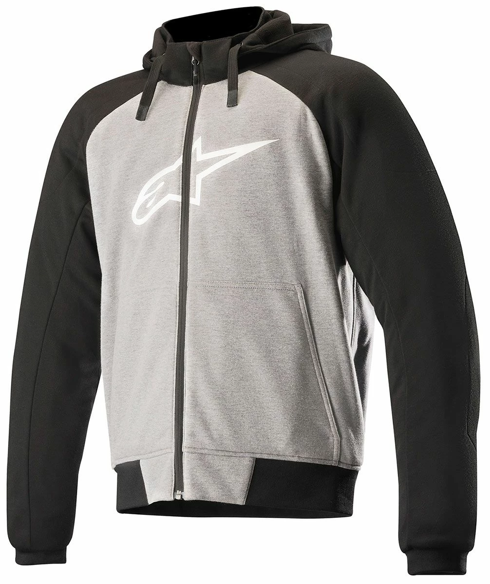 Alpinestars Chrome Sport Hoodie Jacket Grey/Black 1 Alpinestars Chrome Sport Hoodie Jacket Grey/Black