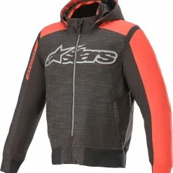 Alpinestars Rhod Windstopper Hoodie Jacket Black/Gray/Red