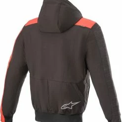 Alternative view of Alpinestars Rhod Windstopper Hoodie Jacket Black/Gray/Red