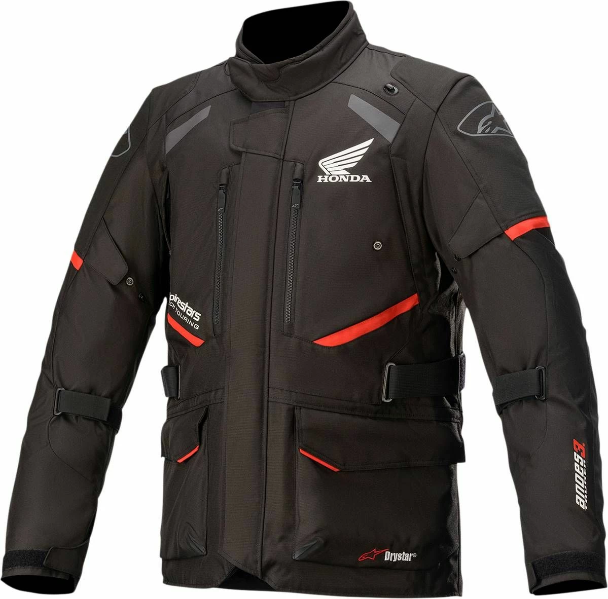 Alpinestars Andes Honda V3 Drystar Jacket Black 1 Alpinestars Andes Honda V3 Drystar Jacket Black
