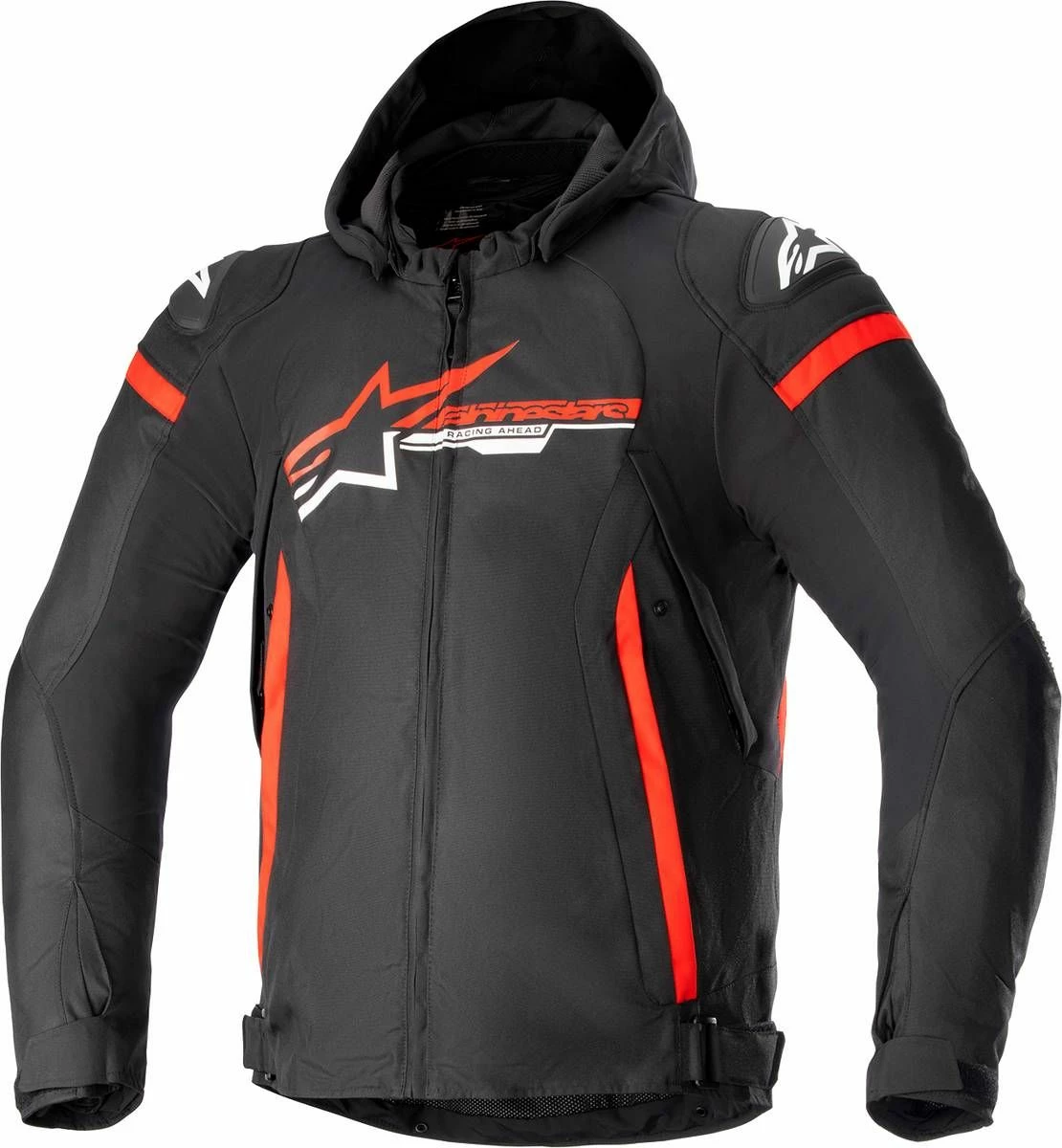 Alpinestars Zaca Waterproof Jacket Black/Red/White 1 Alpinestars Zaca Waterproof Jacket Black/Red/White