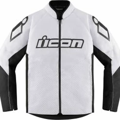 Icon Hooligan CE Jacket White