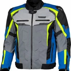 Cortech Hyper-Flo Air Jacket Blue/Hi-Viz
