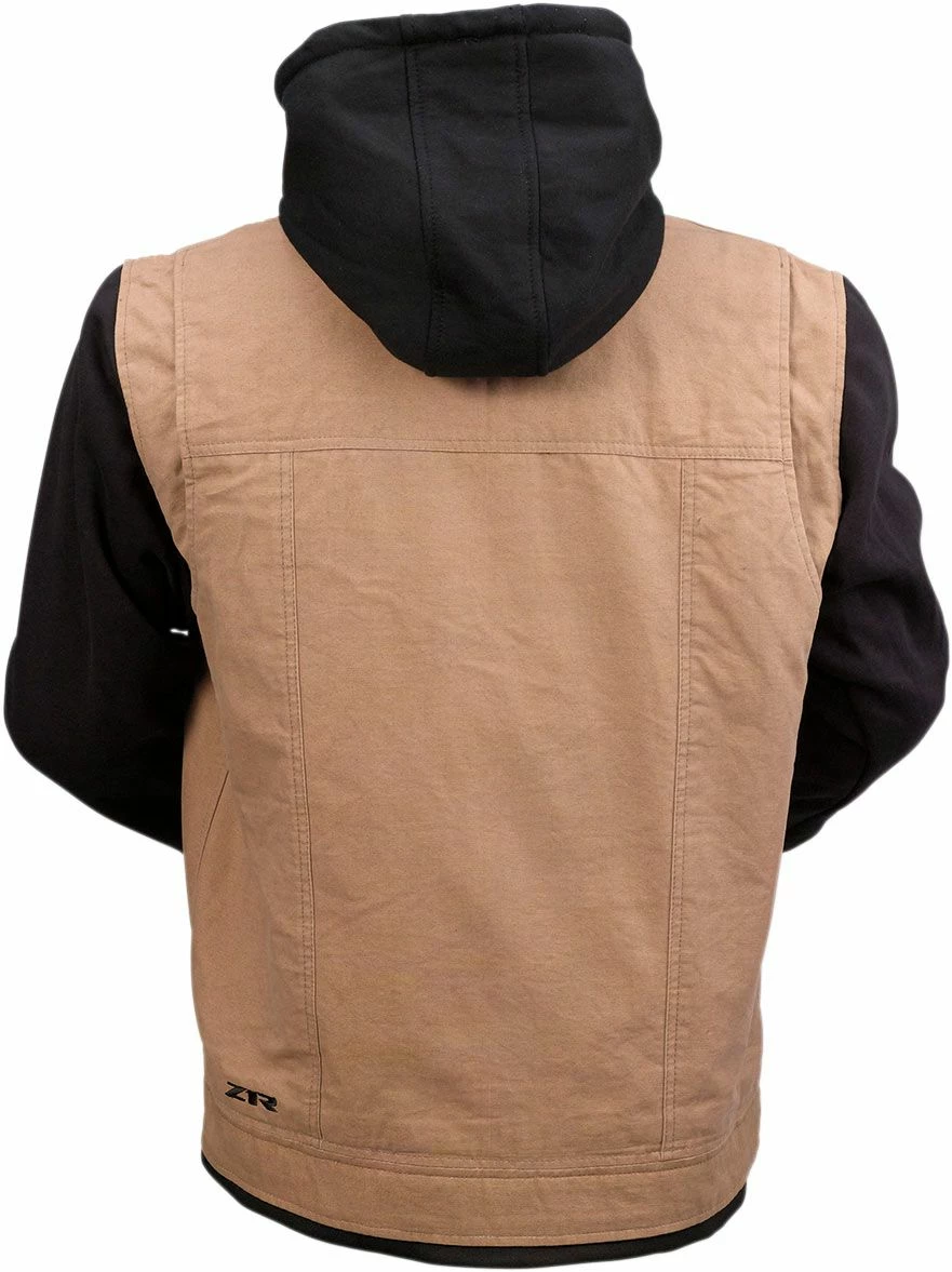 Z1R Jayrod Hoodie Jacket Black/Tan 2 Z1R Jayrod Hoodie Jacket Black/Tan - Image 2