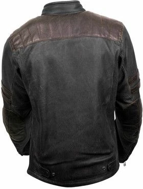Scorpion 1909 Vintage Motorcycle Jacket Black/Brown 2 Scorpion 1909 Vintage Motorcycle Jacket Black/Brown - Image 2
