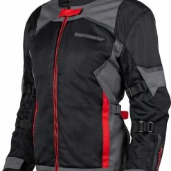 Tourmaster Intake Air V6 Womens Jacket Red/Grey