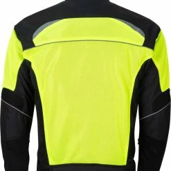 Alternative view of Noru Kuki Mesh Jacket Fluorescent Yellow/Black