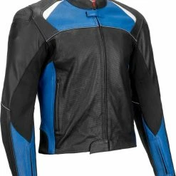 Alternative view of Noru Maruchi Leather Jacket Black/Blue