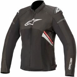 Alpinestars Stella T-GP Plus R V3 Air Womens Jacket Black/Fluorescent Red