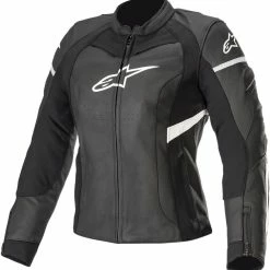 Alpinestars Stella Kira Womens Leather Jacket Black/White