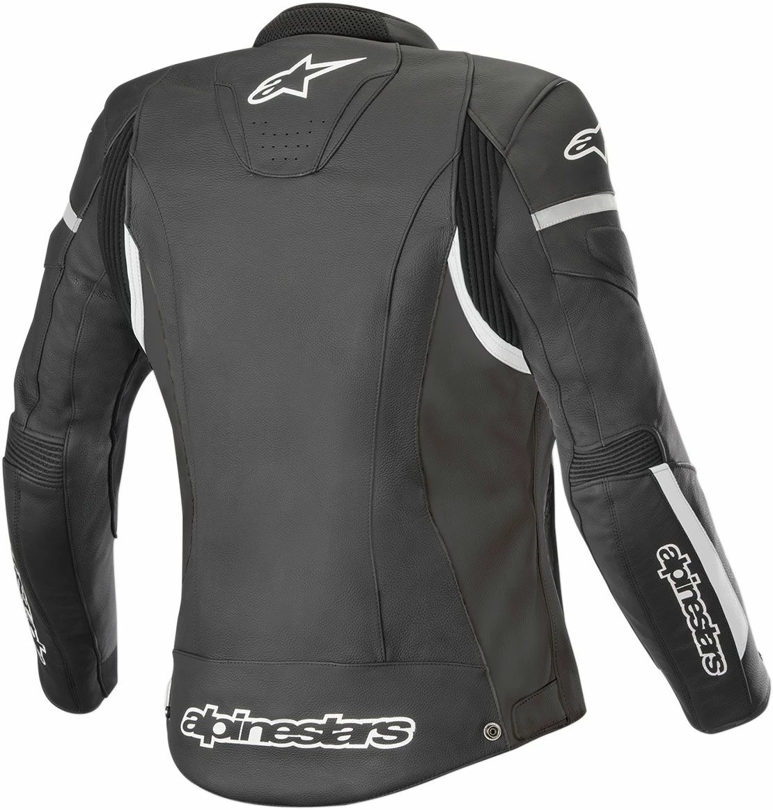 Alpinestars Stella Kira Womens Leather Jacket Black/White 2 Alpinestars Stella Kira Womens Leather Jacket Black/White - Image 2