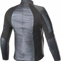 Alternative view of Alpinestars Stella Vika V2 Womens Leather Jacket Matallic Blue