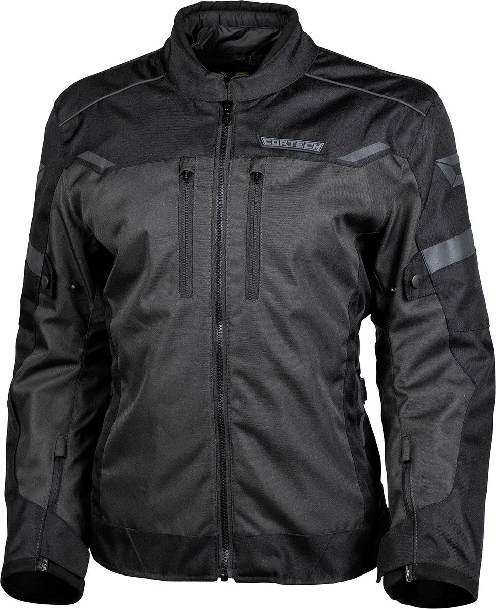Cortech Aero-Tec Womens Jacket Black/Gun 1 Cortech Aero-Tec Womens Jacket Black/Gun