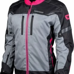 Alternative view of Cortech Aero-Tec Womens Jacket Black/Rubine/Gun