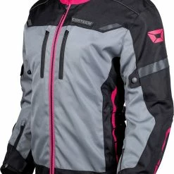 Cortech Aero-Tec Womens Jacket Black/Rubine/Gun 7 Cortech Aero-Tec Womens Jacket Black/Rubine/Gun -Fxr shop 4042520 4