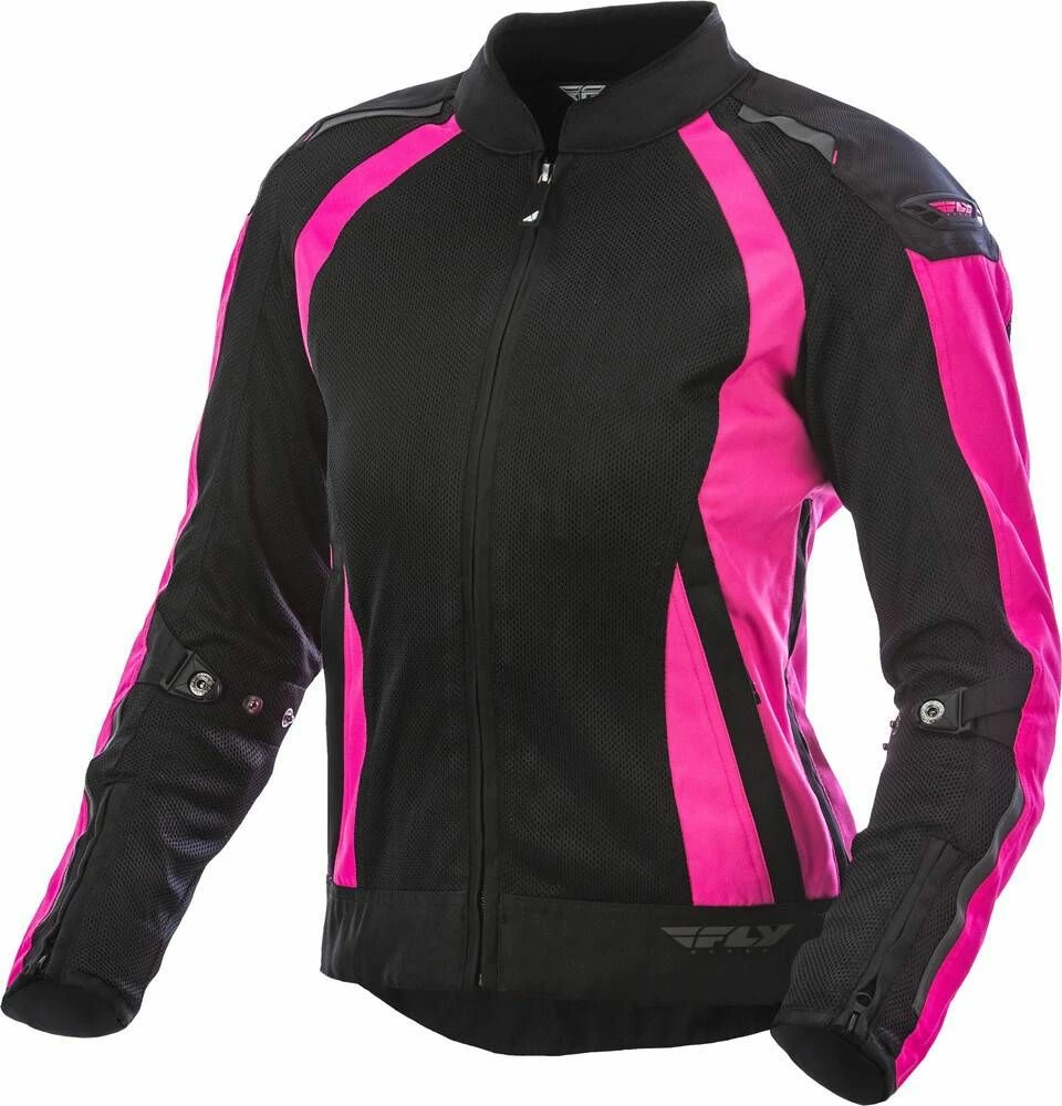 Fly Racing Coolpro Mesh Womens Jacket Black/Pink 1 Fly Racing Coolpro Mesh Womens Jacket Black/Pink