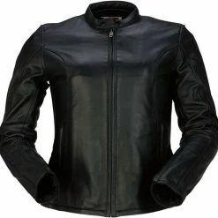 Z1R 22 Leather Womens Jacket Black