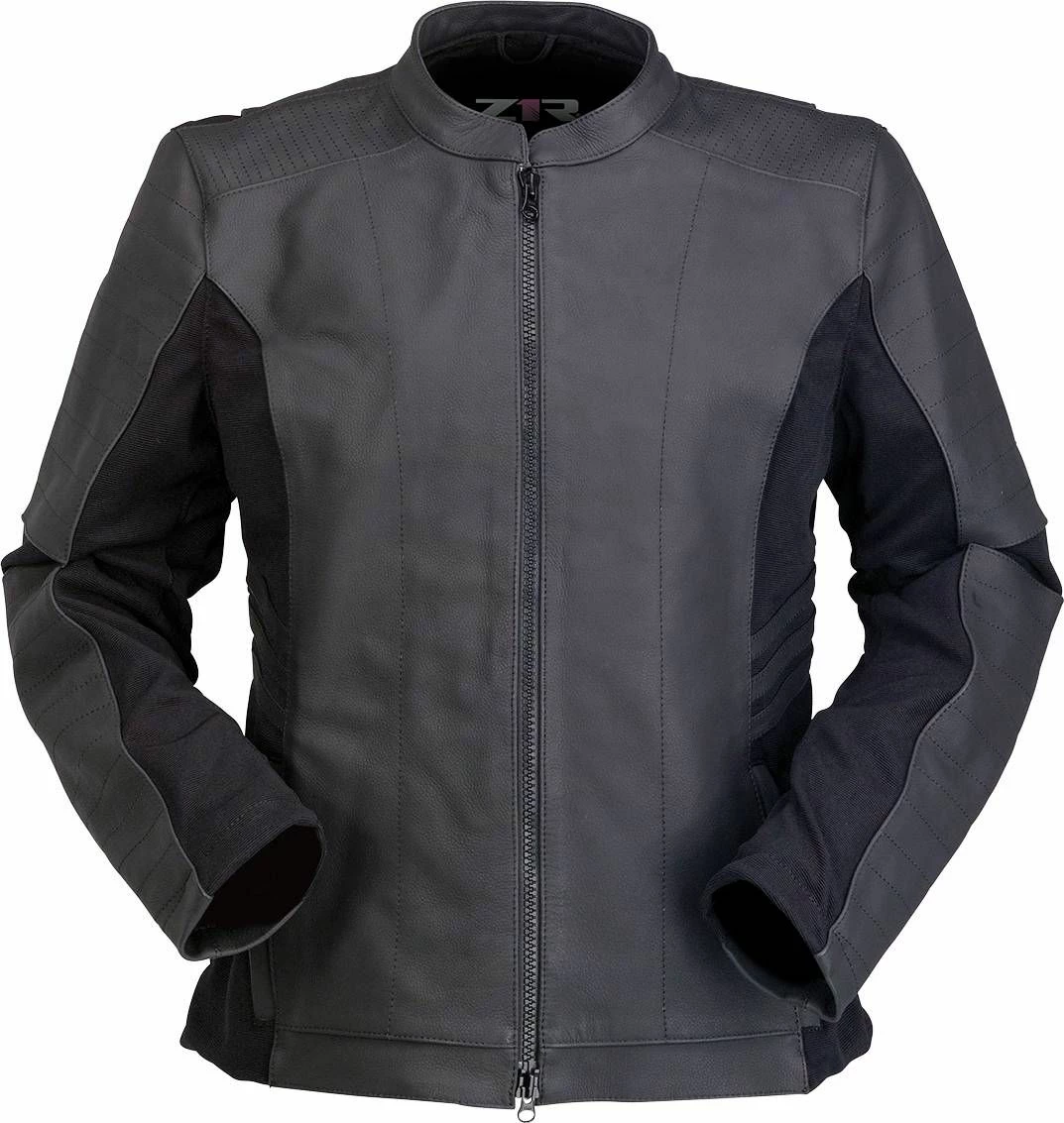 Z1R Bellona Womens Leather Jacket Black 1 Z1R Bellona Womens Leather Jacket Black