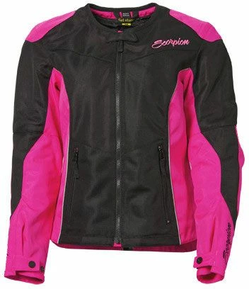 Scorpion Verano Womens Textile Jacket Pink 1 Scorpion Verano Womens Textile Jacket Pink