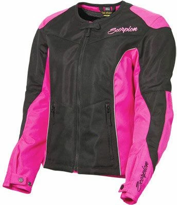 Scorpion Verano Womens Textile Jacket Pink 2 Scorpion Verano Womens Textile Jacket Pink - Image 2