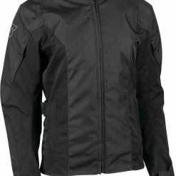 Speed And Strength Mad Dash Womens Textile Jacket Black/Black