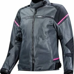 LS2 Riva Womens Jacket Black/Dark Gray