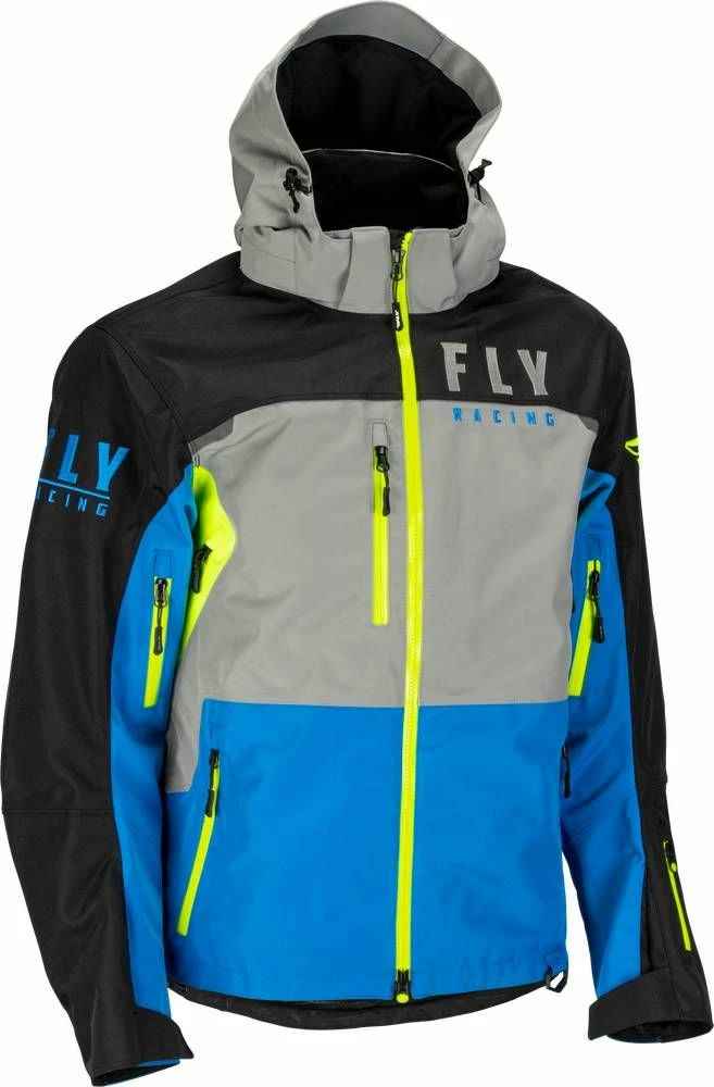 Fly Racing Carbon Snowmobile Jacket Blue/Hi-Vis 1 Fly Racing Carbon Snowmobile Jacket Blue/Hi-Vis