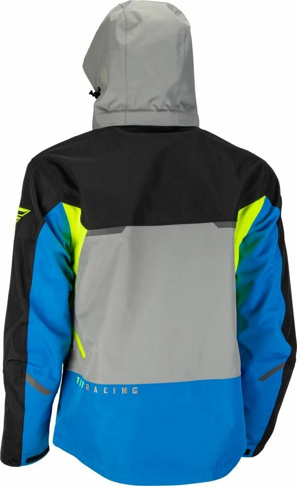 Fly Racing Carbon Snowmobile Jacket Blue/Hi-Vis 2 Fly Racing Carbon Snowmobile Jacket Blue/Hi-Vis - Image 2