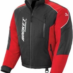 Rocket Snow Gear Mens Storm XC Snowmobile Jacket Black/Red