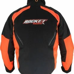 Alternative view of Rocket Snow Gear Flame Snowmobile Jacket Black/Orange