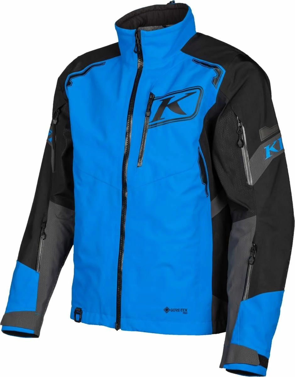 Klim Valdez Snowmobile Jacket Electric Blue Lemonade/Black 1 Klim Valdez Snowmobile Jacket Electric Blue Lemonade/Black