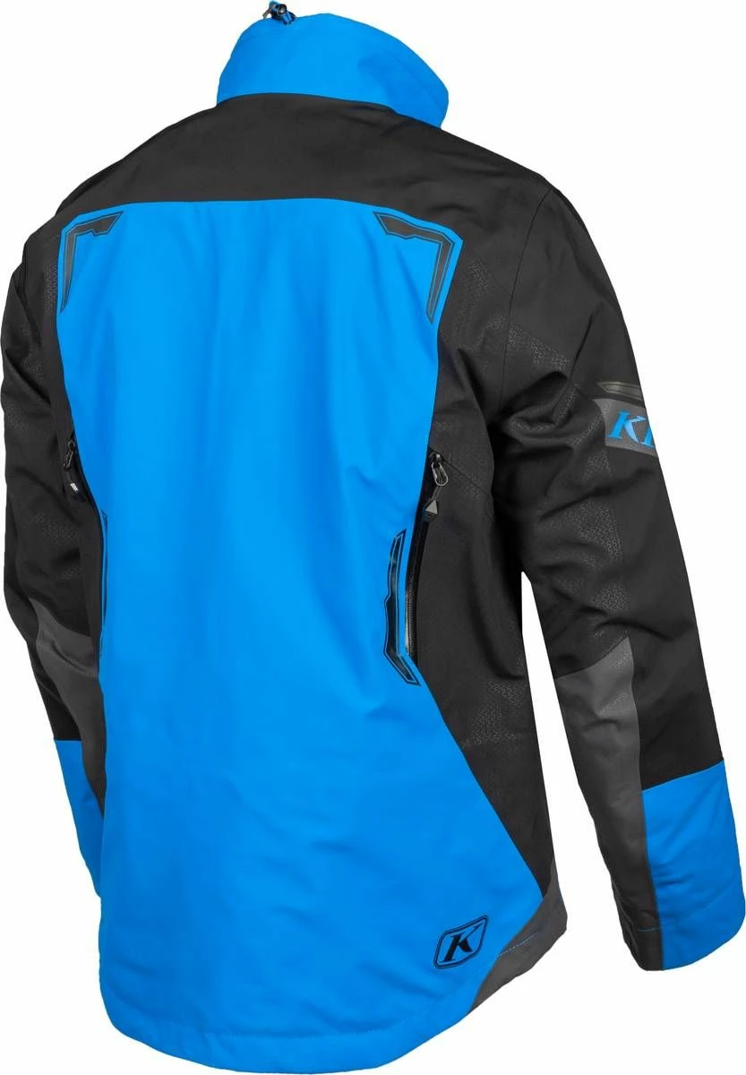 Klim Valdez Snowmobile Jacket Electric Blue Lemonade/Black 2 Klim Valdez Snowmobile Jacket Electric Blue Lemonade/Black - Image 2