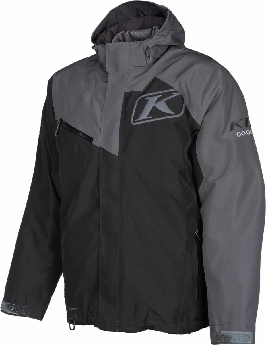 Klim Kompound Snowmobile Jacket Black/Asphalt 1 Klim Kompound Snowmobile Jacket Black/Asphalt