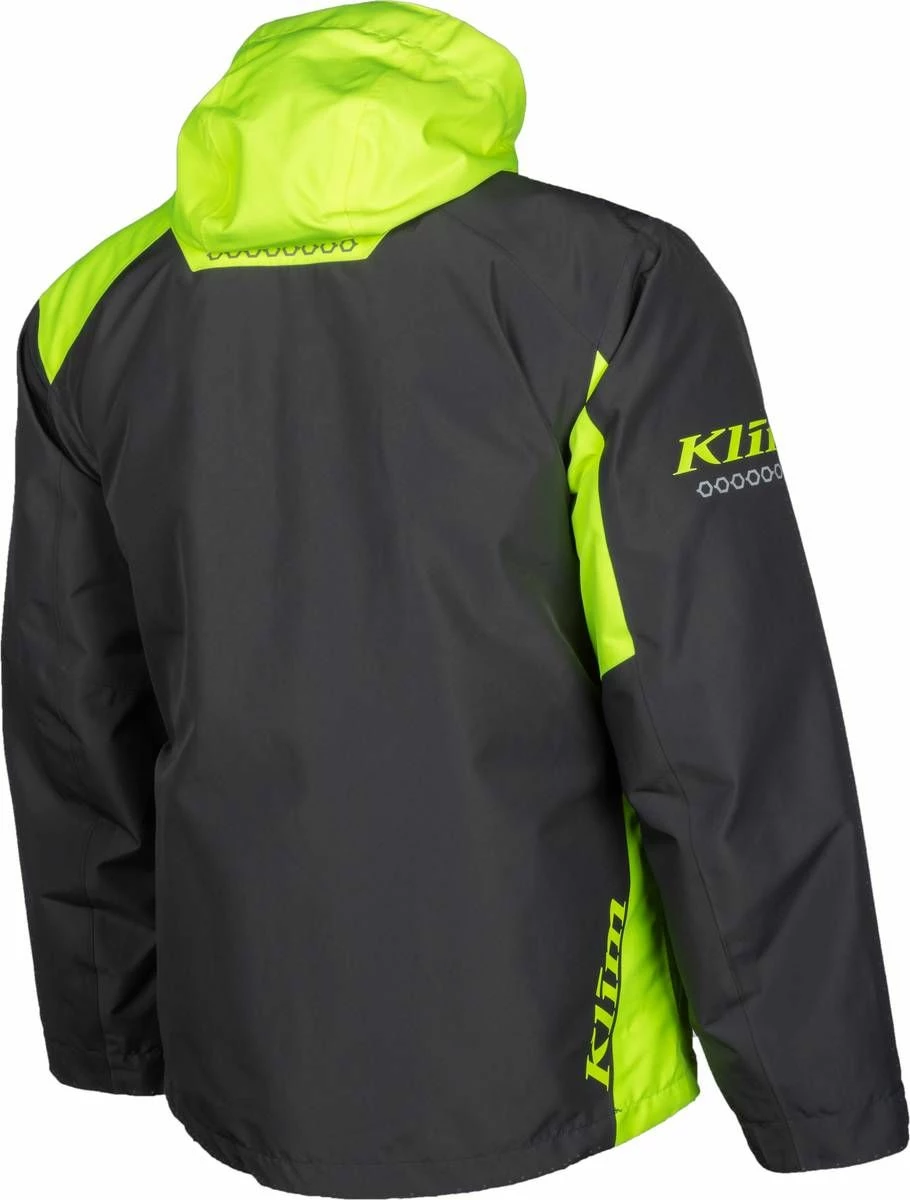 Klim Kompound Snowmobile Jacket Asphalt/Hi-Vis 2 Klim Kompound Snowmobile Jacket Asphalt/Hi-Vis - Image 2