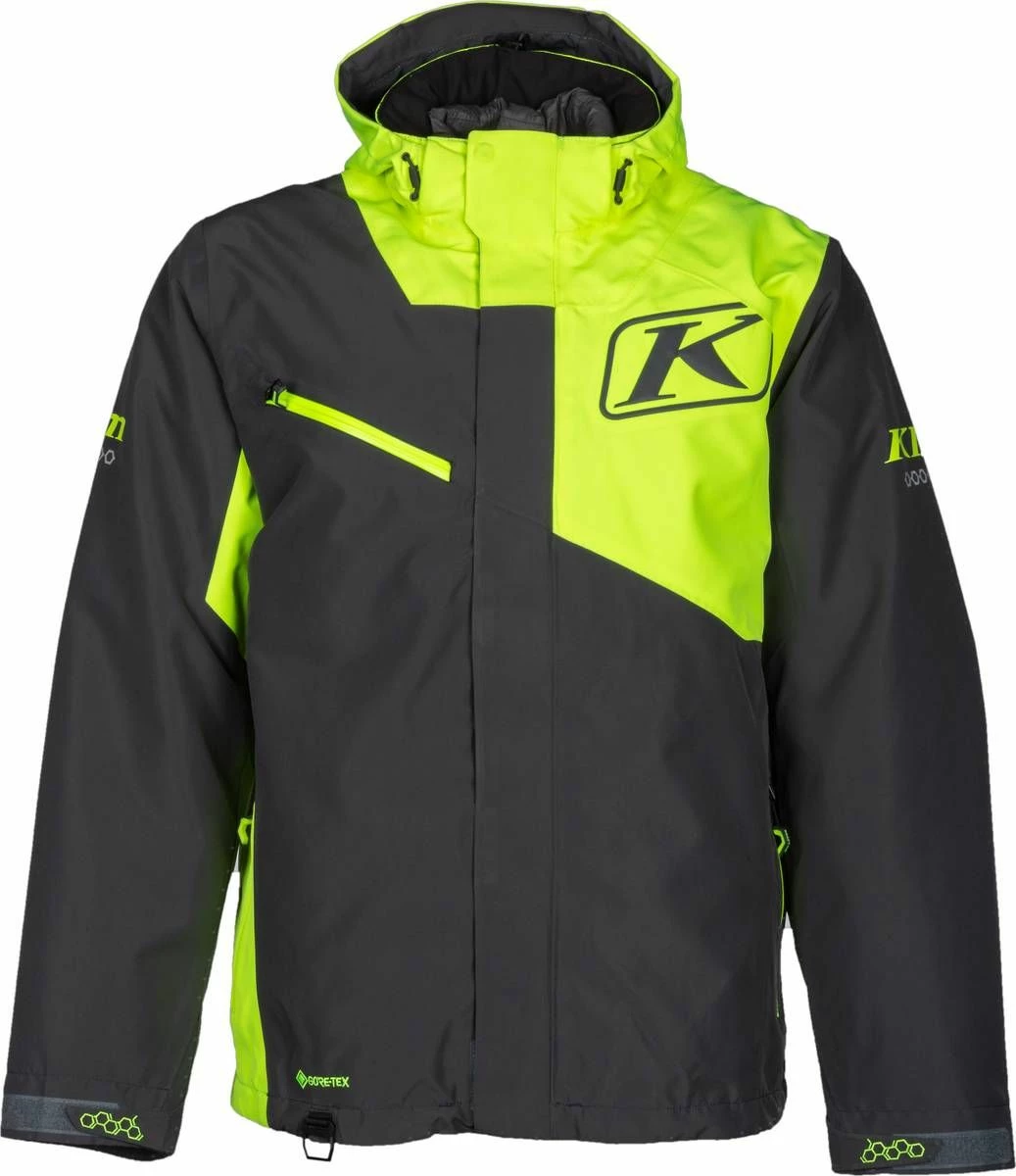 Klim Kompound Snowmobile Jacket Asphalt/Hi-Vis 3 Klim Kompound Snowmobile Jacket Asphalt/Hi-Vis - Image 3