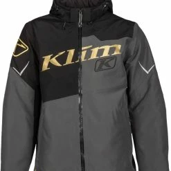Klim Instinct Snowmobile Jacket Black/Metallic Gold -Fxr shop 4791792 3