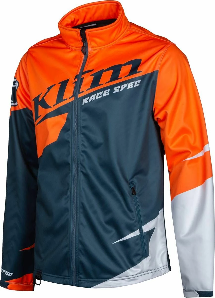 Klim Race Spec Snowmobile Jacket Petrol/White 1 Klim Race Spec Snowmobile Jacket Petrol/White