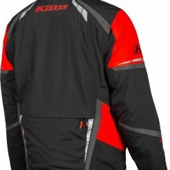 Alternative view of Klim Keweenaw Snowmobile Jacket Black/High Risk Red