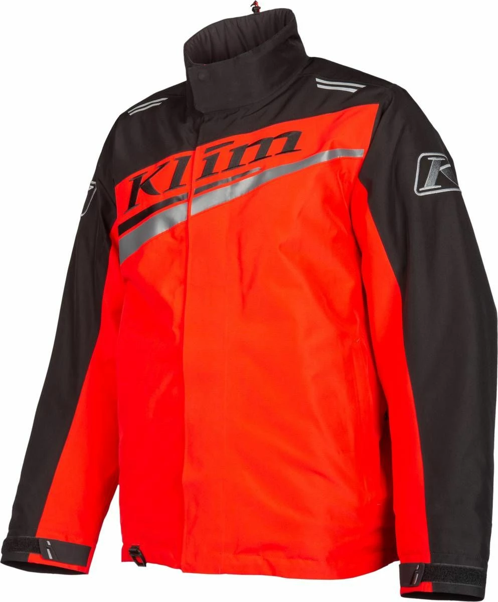 Klim Kaos Snowmobile Jacket Black/High Risk Red 1 Klim Kaos Snowmobile Jacket Black/High Risk Red