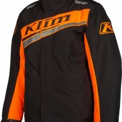 Klim Kaos Snowmobile Jacket Black/Strike Orange