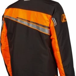 Alternative view of Klim Kaos Snowmobile Jacket Black/Strike Orange