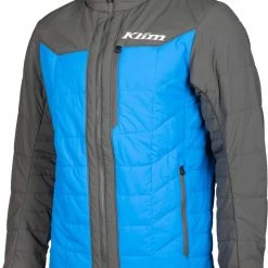 Klim Override Jacket Asphalt/Electric Blue Lemonade