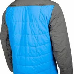 Alternative view of Klim Override Jacket Asphalt/Electric Blue Lemonade