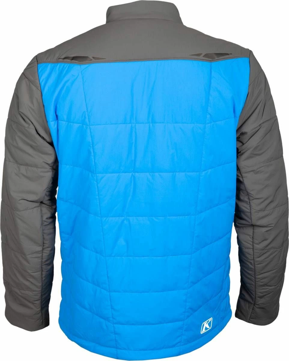 Klim Override Jacket Asphalt/Electric Blue Lemonade 4 Klim Override Jacket Asphalt/Electric Blue Lemonade - Image 4