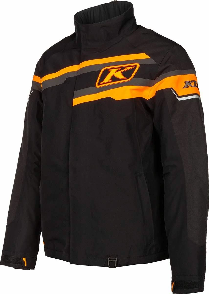 Klim Klimate Snowmobile Jacket Black/Strike Orange 1 Klim Klimate Snowmobile Jacket Black/Strike Orange