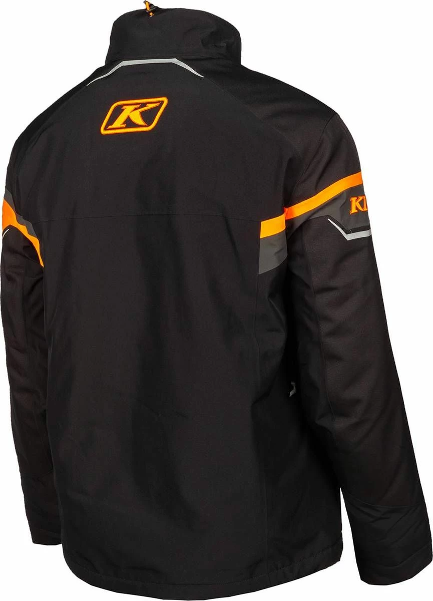 Klim Klimate Snowmobile Jacket Black/Strike Orange 2 Klim Klimate Snowmobile Jacket Black/Strike Orange - Image 2
